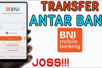 Transfer Antar Bank BNI